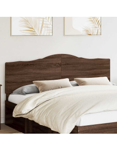 Testiera con testiera Rovere Marrone 180 cm Legno multistrato