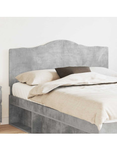 Testiera con testiera Grigio cemento 150 cm Legno multistrato