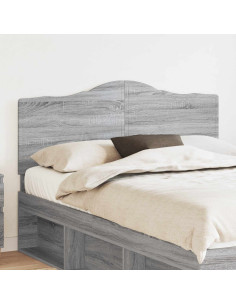 Testiera con testiera Grigio Sonoma 150 cm Legno multistrato