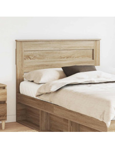 Testiera con testiera Rovere Sonoma 135 cm Legno multistrato