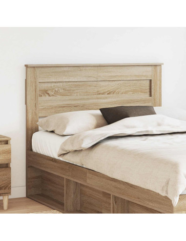 Testiera con testiera Rovere Sonoma 135 cm Legno multistrato