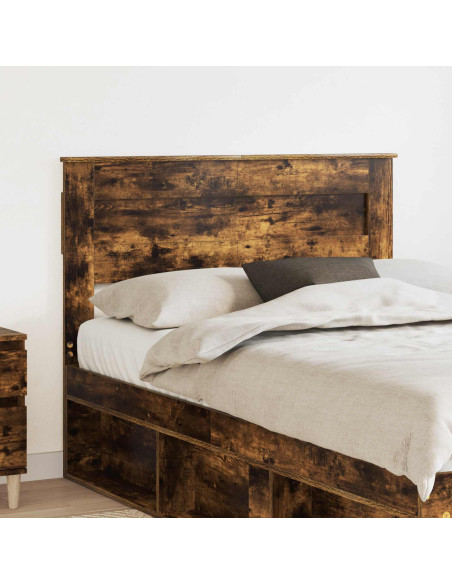 Testiera con testiera Rovere fumé 120 cm Legno multistrato