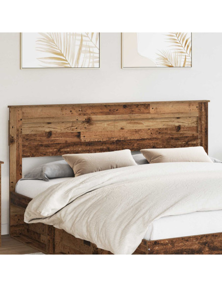 Testiera con testiera Legno vecchio 200 cm Legno multistrato