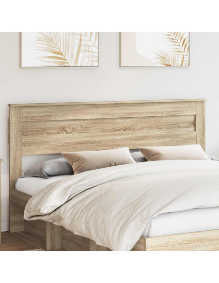 Testiera con testiera Rovere Sonoma 180 cm Legno multistrato