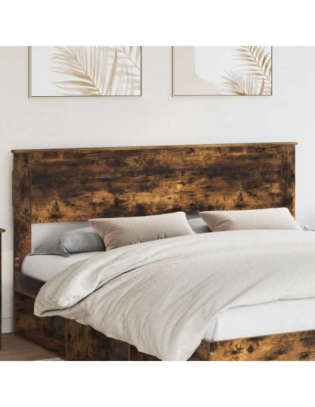 Testiera con testiera Rovere fumé 180 cm Legno multistrato