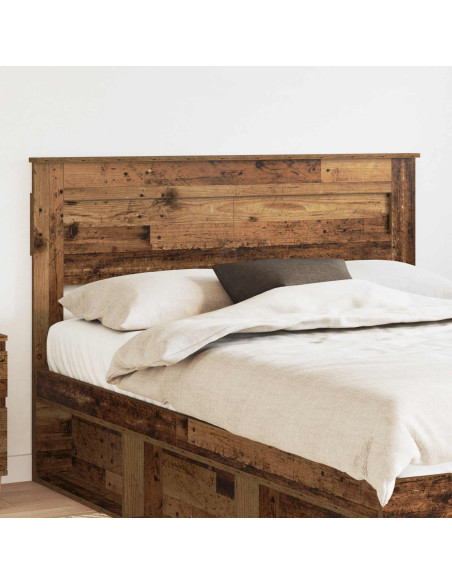 Testiera con testiera Legno vecchio 160 cm Legno multistrato