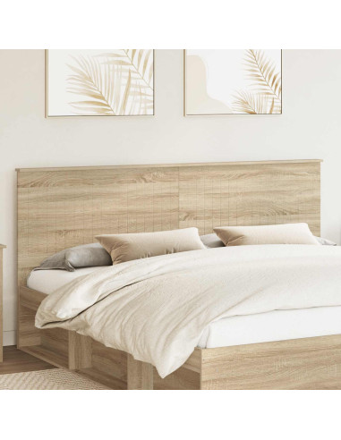 Testiera con testiera Rovere Sonoma 200 cm Legno multistrato