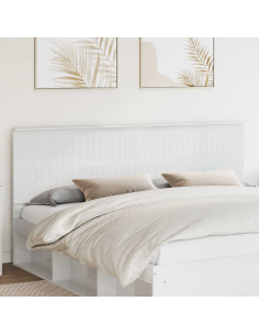 Testiera con testiera Bianco Lucido 200 cm Legno multistrato