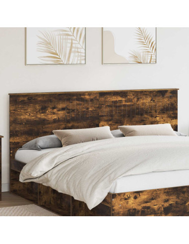 Testiera con testiera Rovere fumé 200 cm Legno multistrato