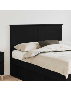 Testiera con testiera Rovere Nero 135 cm Legno multistrato