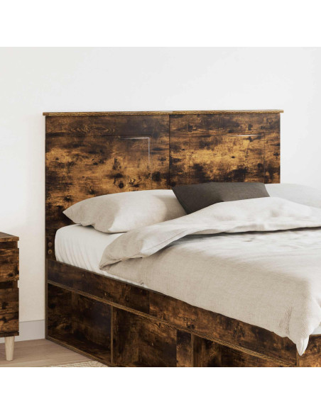 Testiera con testiera Rovere fumé 135 cm Legno multistrato