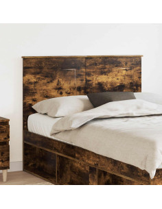 Testiera con testiera Rovere fumé 120 cm Legno multistrato