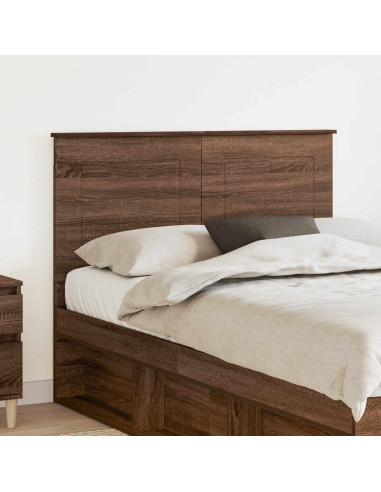 Testiera con testiera Rovere Marrone 120 cm Legno multistrato