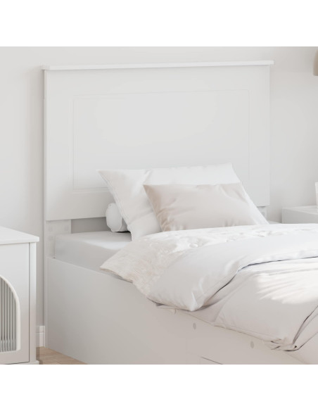 Testiera con testiera Bianco 100 cm Legno multistrato