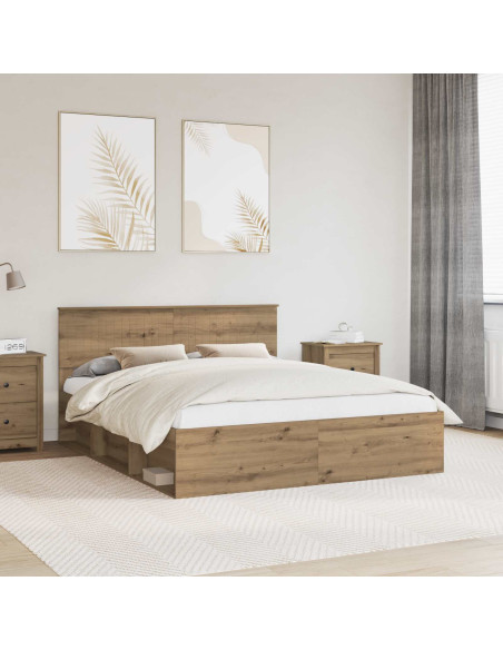 Struttura del letto Rovere Artigianale 160 x 200 cm