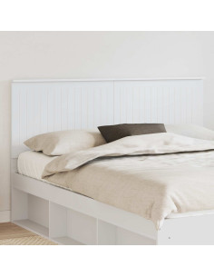 Testiera con testiera Bianco 160 cm Legno multistrato