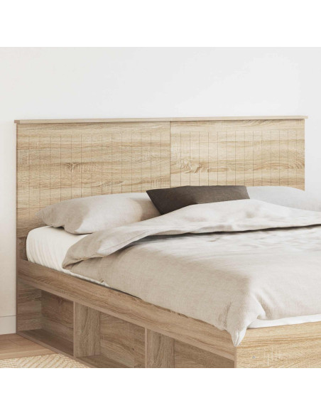 Testiera con testiera Rovere Sonoma 160 cm Legno multistrato