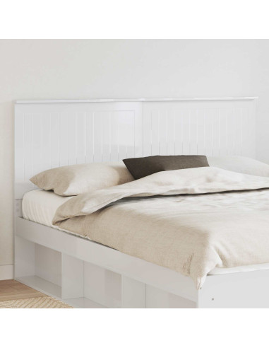 Testiera con testiera Bianco Lucido 160 cm Legno multistrato