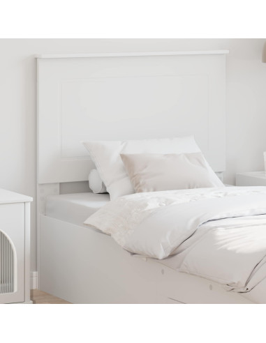 Testiera con testiera Bianco 75 cm Legno multistrato