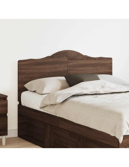 Testiera con testiera Rovere Marrone 120 cm Legno multistrato