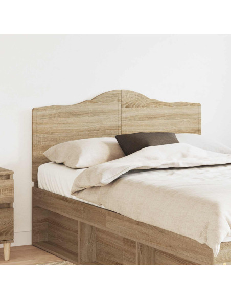 Testiera con testiera Rovere Sonoma 135 cm Legno multistrato