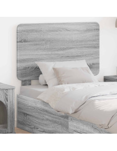 Testiera con testiera Grigio Sonoma 90 cm Legno multistrato