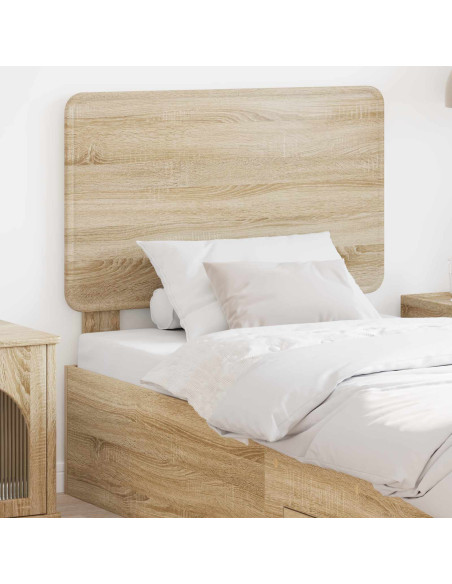 Testiera con testiera Rovere Sonoma 90 cm Legno multistrato