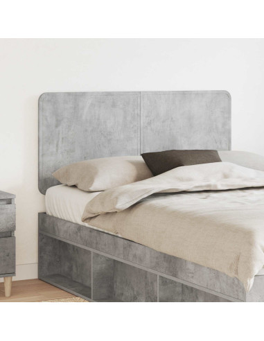 Testiera con testiera Grigio cemento 120 cm Legno multistrato