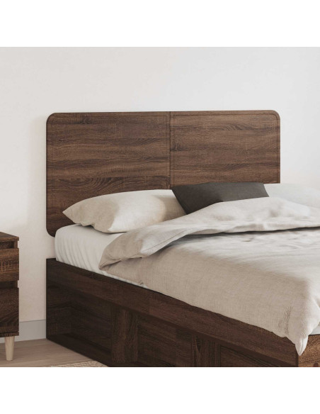 Testiera con testiera Rovere Marrone 135 cm Legno multistrato