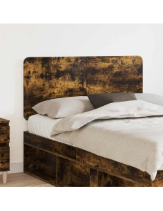 Testiera con testiera Rovere fumé 135 cm Legno multistrato