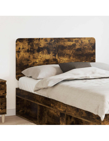 Testiera con testiera Rovere fumé 135 cm Legno multistrato