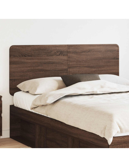 Testiera con testiera Rovere Marrone 140 cm Legno multistrato