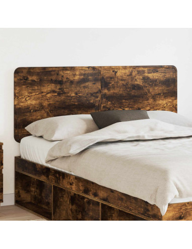 Testiera con testiera Rovere fumé 140 cm Legno multistrato