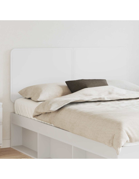 Testiera con testiera Bianco 150 cm Legno multistrato