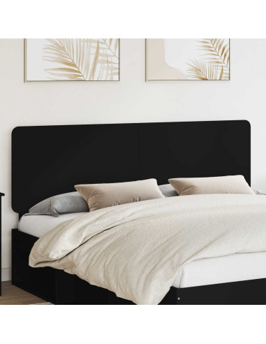 Testiera con testiera Rovere Nero 180 cm Legno multistrato