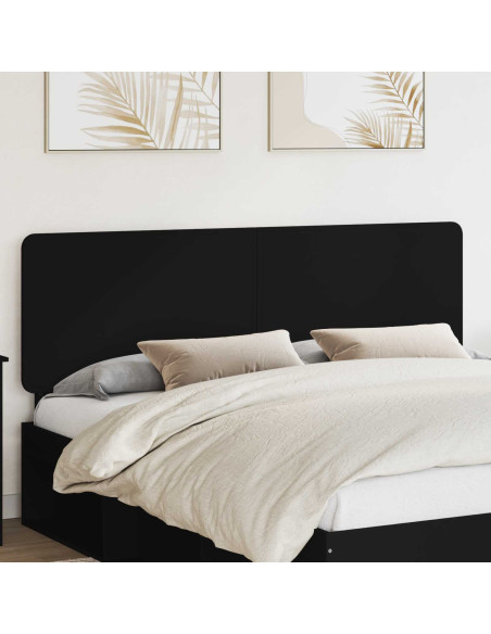 Testiera con testiera Rovere Nero 180 cm Legno multistrato