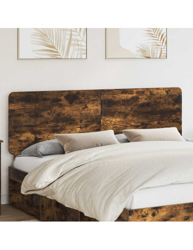 Testiera con testiera Rovere fumé 200 cm Legno multistrato