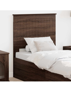 Testiera con testiera Rovere Marrone 75 cm Legno multistrato