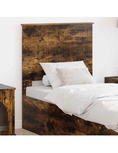 Testiera con testiera Rovere fumé 75 cm Legno multistrato