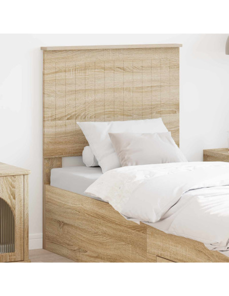Testiera con testiera Rovere Sonoma 75 cm Legno multistrato
