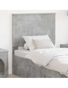 Testiera con testiera Grigio cemento 80 cm Legno multistrato