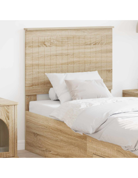 Testiera con testiera Rovere Sonoma 80 cm Legno multistrato