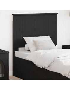 Testiera con testiera Rovere Nero 80 cm Legno multistrato
