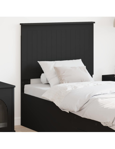 Testiera con testiera Rovere Nero 80 cm Legno multistrato