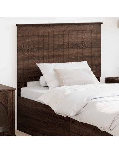 Testiera con testiera Rovere Marrone 90 cm Legno multistrato