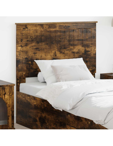 Testiera con testiera Rovere fumé 90 cm Legno multistrato