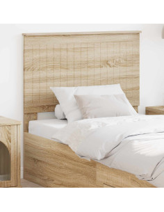 Testiera con testiera Rovere Sonoma 90 cm Legno multistrato