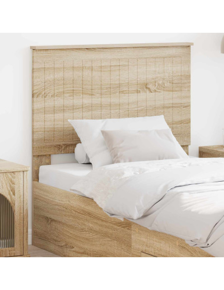 Testiera con testiera Rovere Sonoma 90 cm Legno multistrato