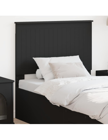 Testiera con testiera Rovere Nero 90 cm Legno multistrato