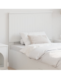 Testiera con testiera Bianco 90 cm Legno multistrato